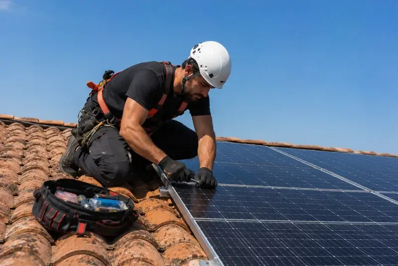 Maintenance et monitoring de panneaux solaires à Gastes