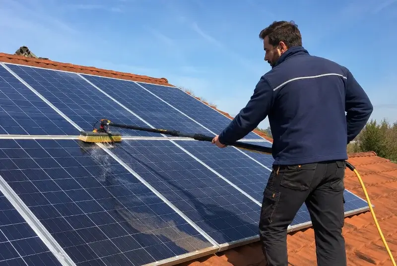Nettoyage et entretien de panneaux solaires à Gastes